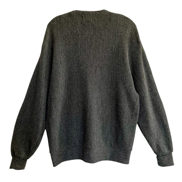 Classics Cardigan Sweater Size Large Men Gray Made In USA Grandpa Preppy… - Picture 2 of 5